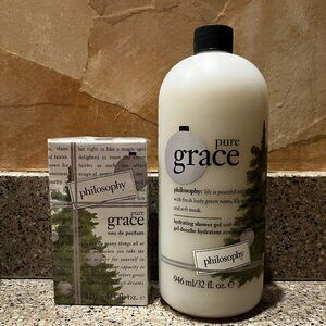 Philosophy Pure Grace Eau de Parfum & Bath Shower Gel !! Sealed.